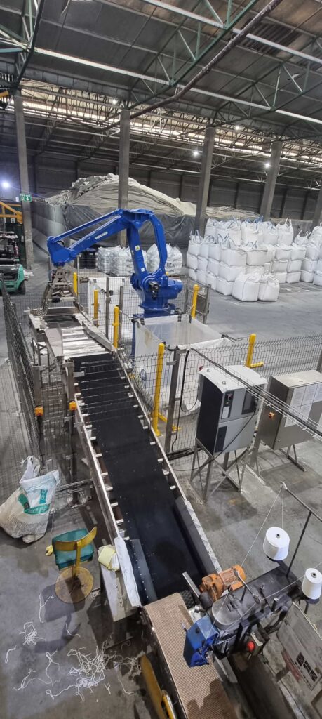 Packaging line installation sample projects for industrial clients.